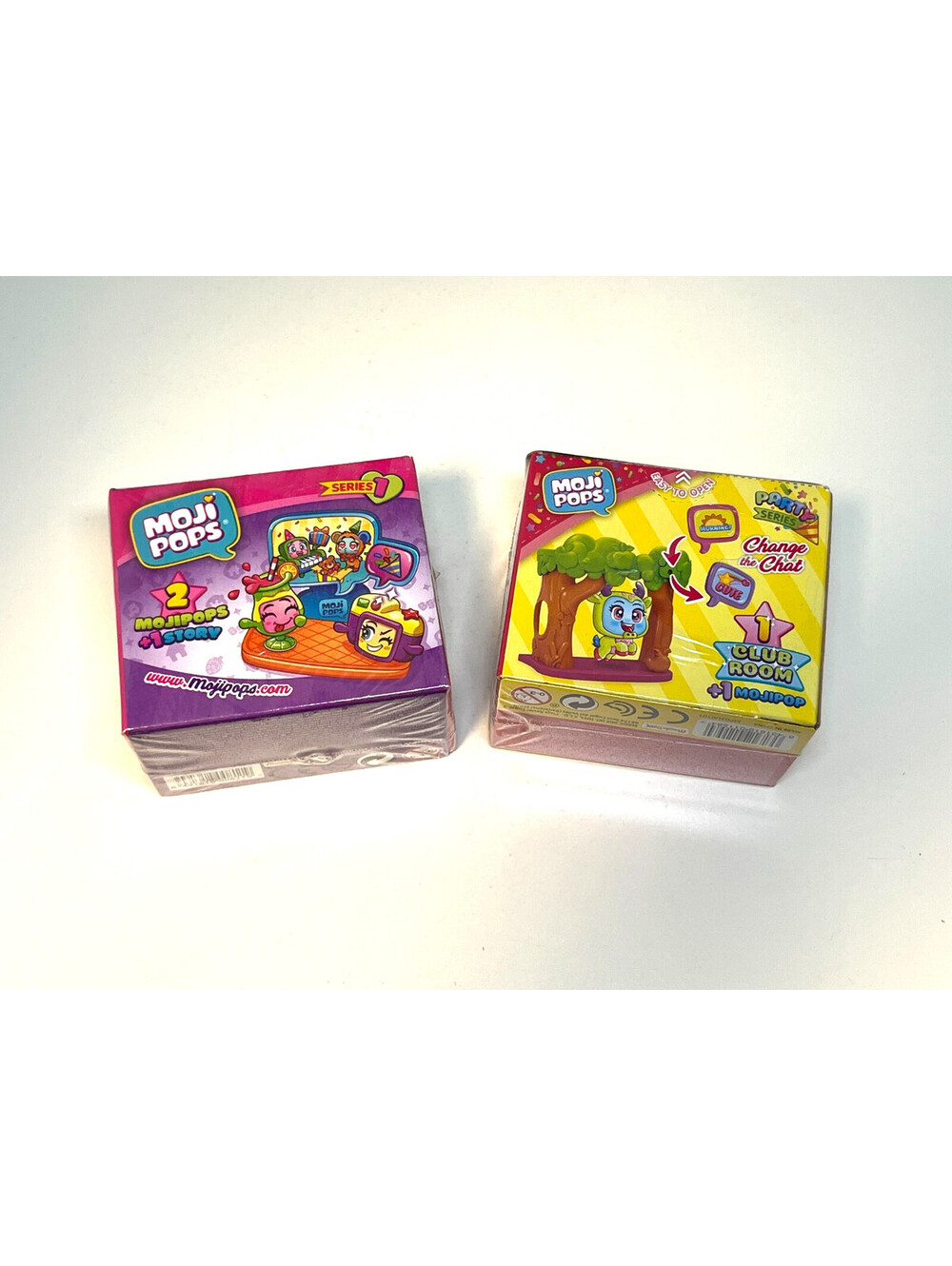 Moji Pops Series 1 - 2 Mojipops + Party Series Club Room Brand New Sealed